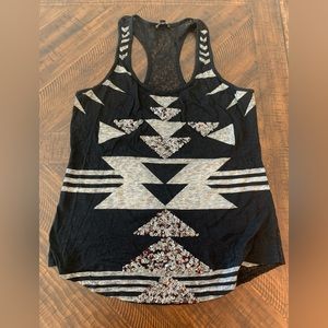 Sequin Razor Back Tank. Size small.